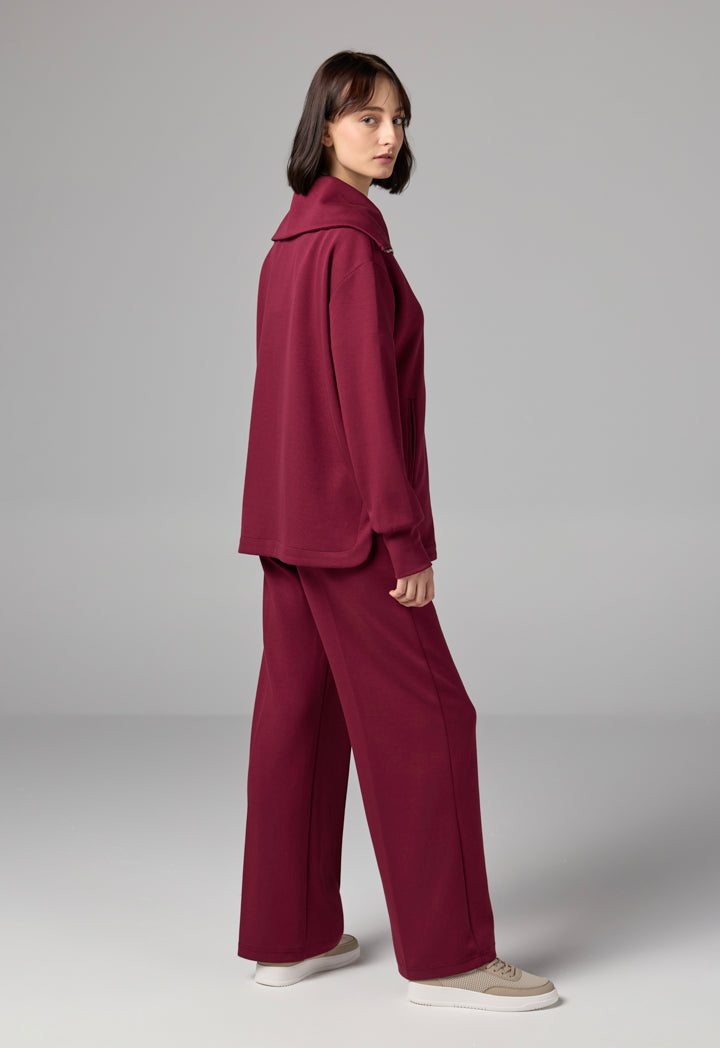 Choice Full-Zip Solid Jacket Beige