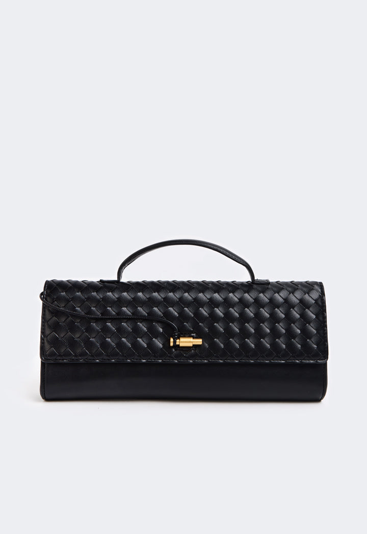 Choice Top Handle Long Clutch Black