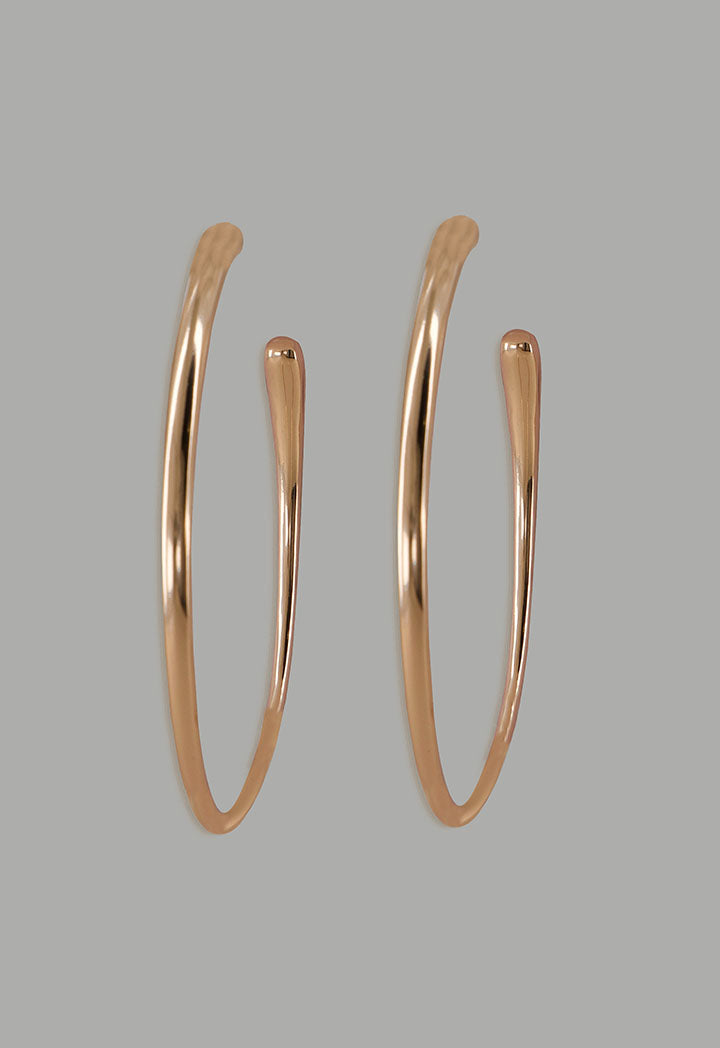 Choice Large Slim Hoops Gold
