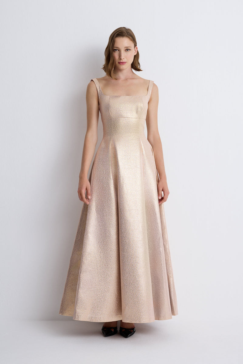 Nean Rose Gold Evening Gown Rose Gold