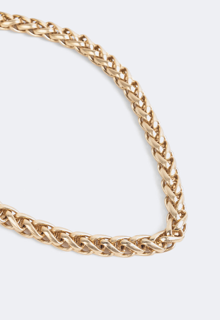 Choice Wheat Chain Necklace Gold