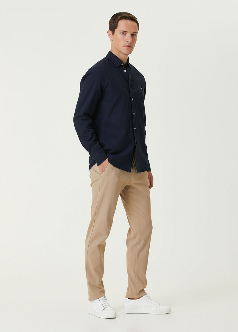 Beymen Club Men Comfort Fit Shirt Navy