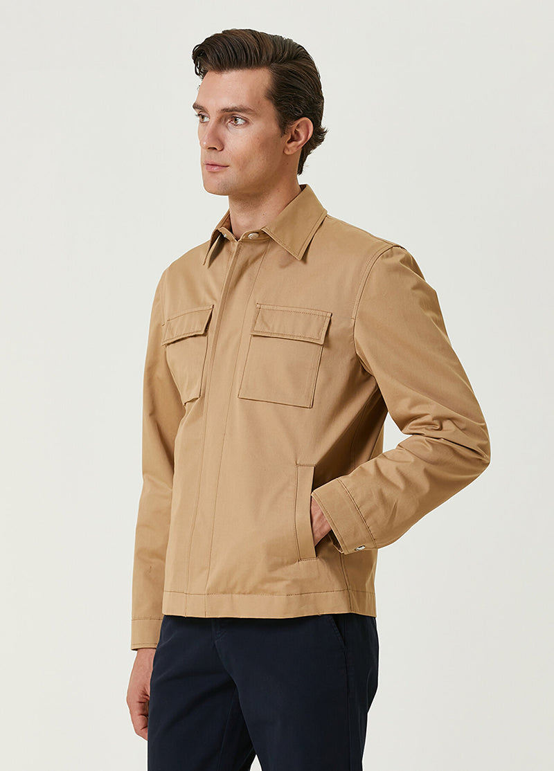 Beymen Club Men Snap Closure Jacket Camel