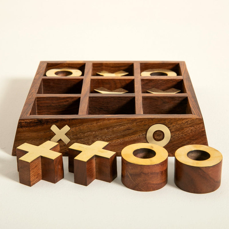 Chakra Gera Tic Tac Toe Set Natural
