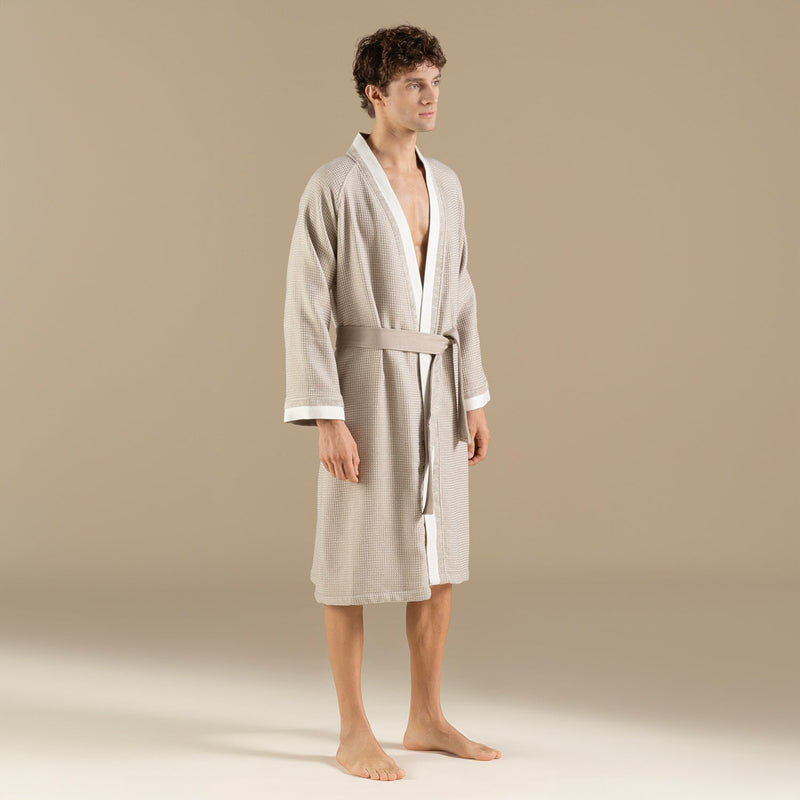 Chakra Adelina Unisex Bathrobe Natural