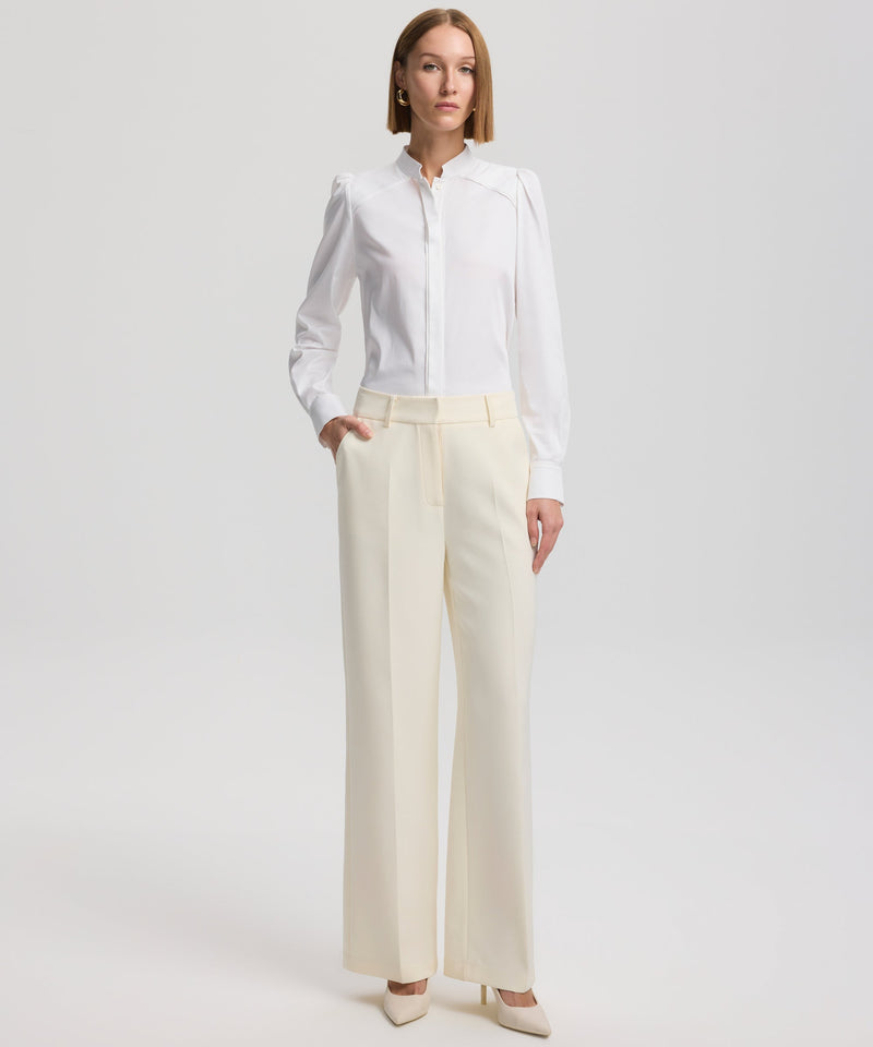 Ipekyol Straight Fit Trousers Off White