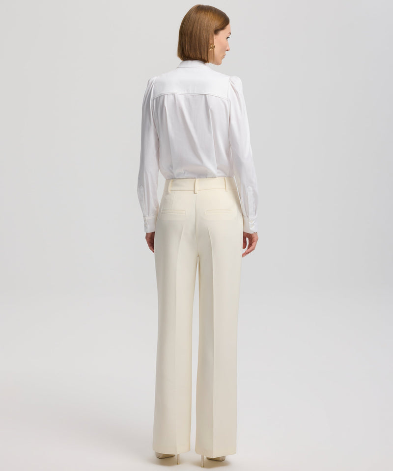Ipekyol Straight Fit Trousers Off White