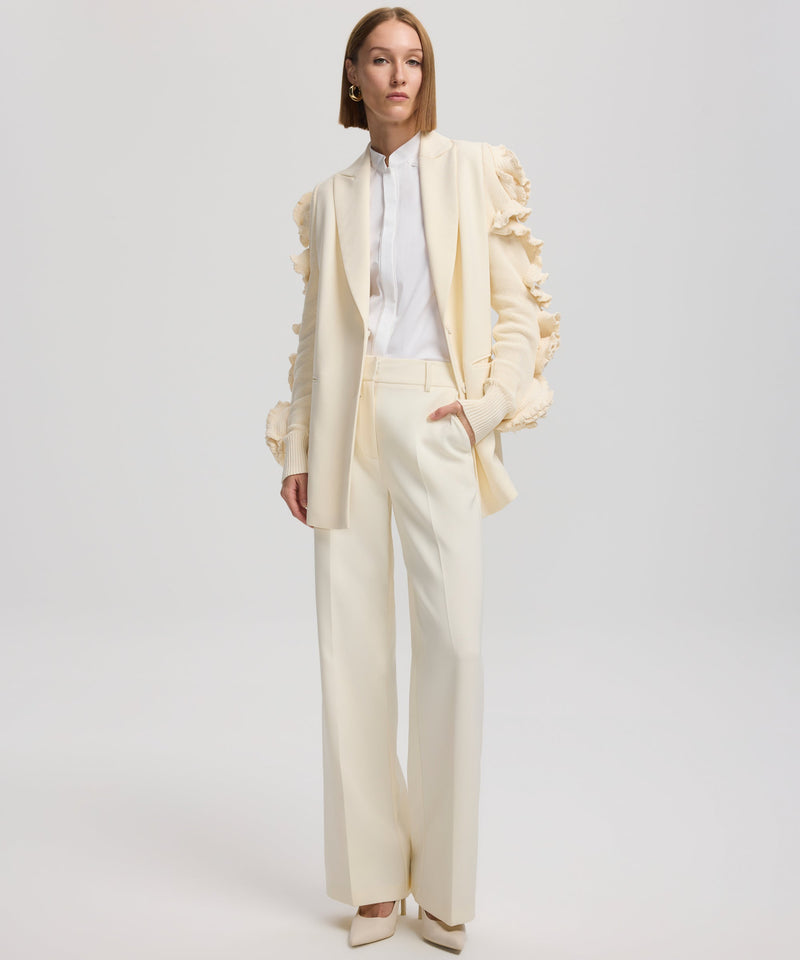 Ipekyol Straight Fit Trousers Off White