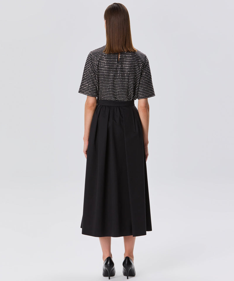 Machka Button Accessory Skirt Black