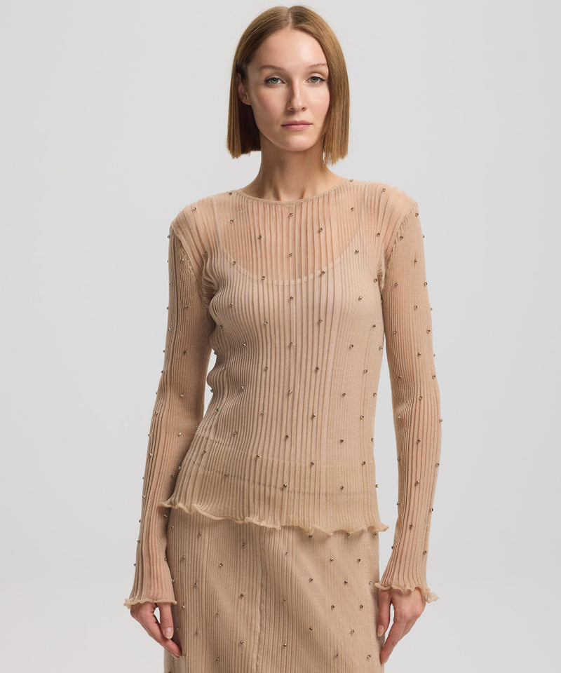 Ipekyol Embellished Detail Knitwear Gold