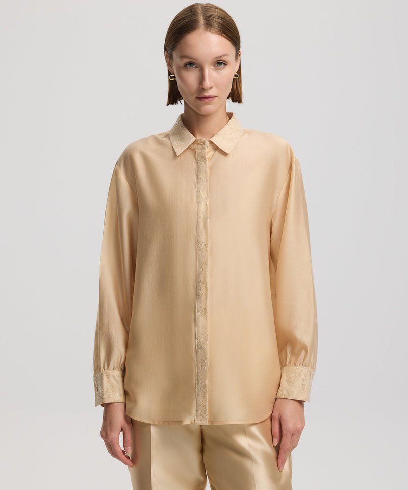 Ipekyol Embellished Detail Shirt Natural