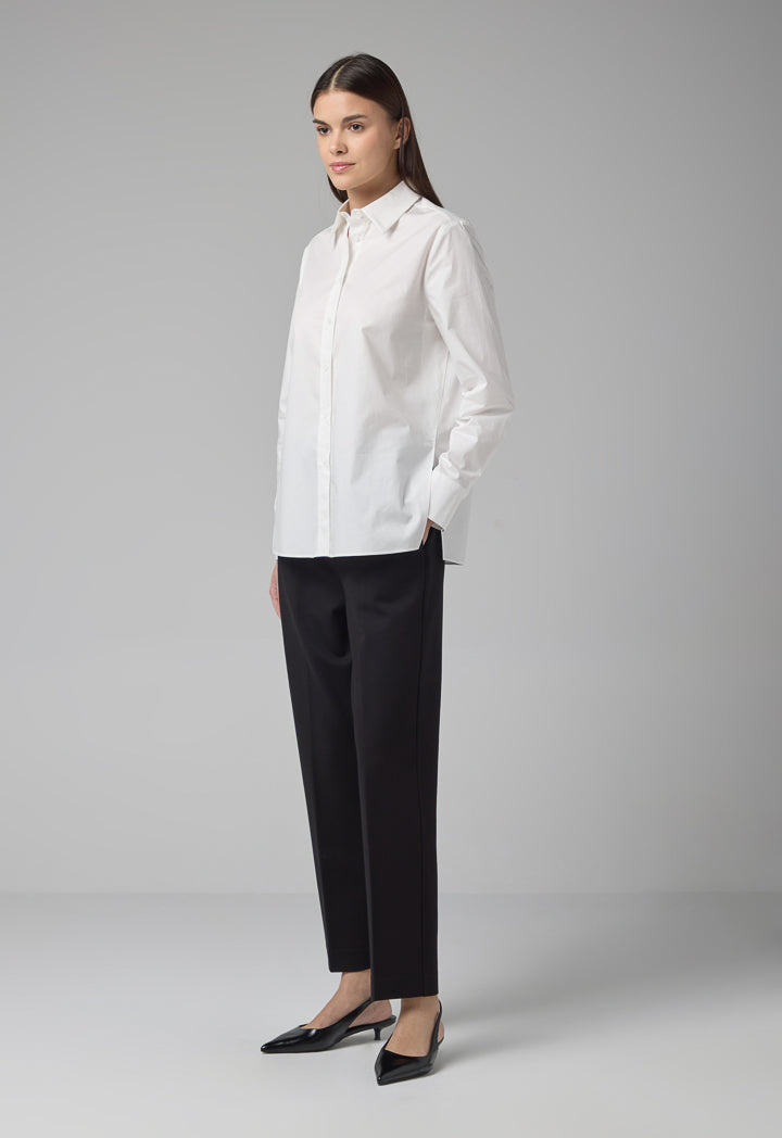 Choice Relaxed Fit Basic Shirt Off White