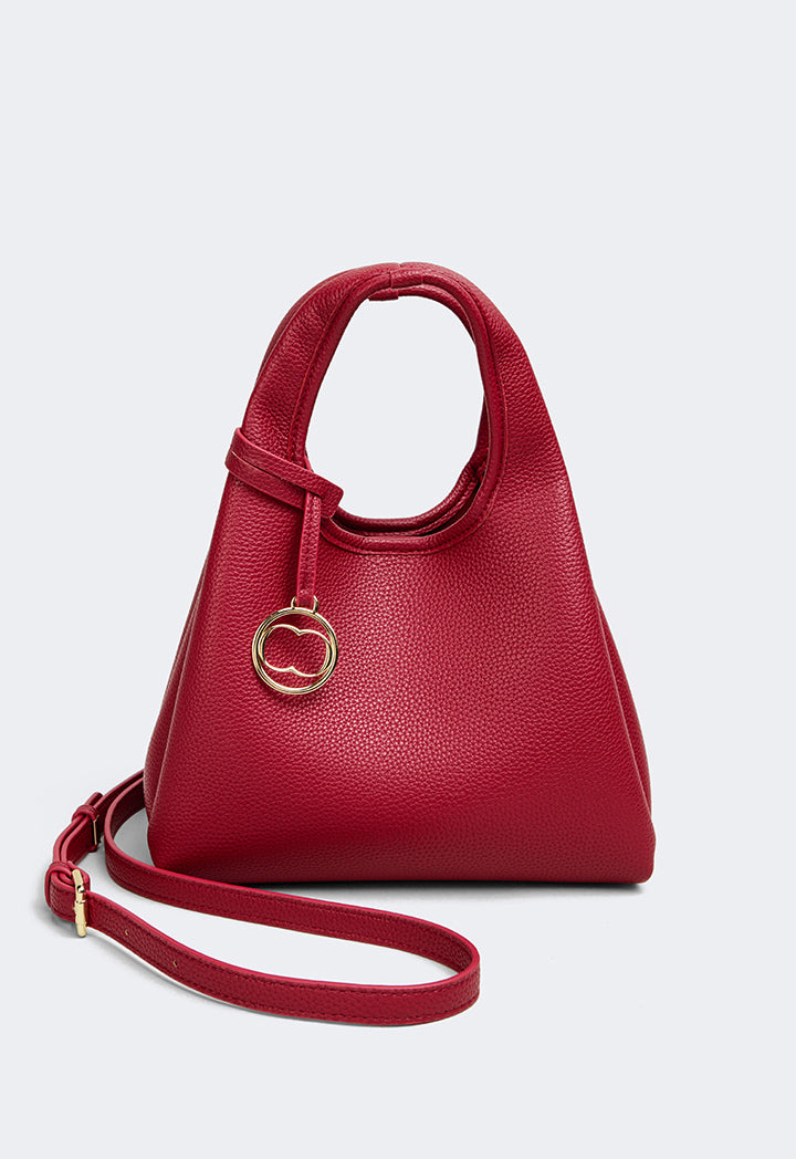 Choice Classic Solid Handbag Burgundy