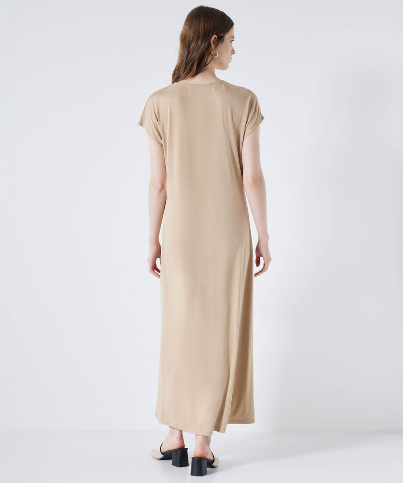 Ipekyol Casual Cut Dress With Slit Natural