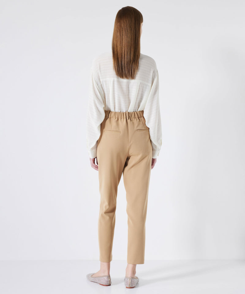 Ipekyol Elastic Mid Waist Trousers Natural