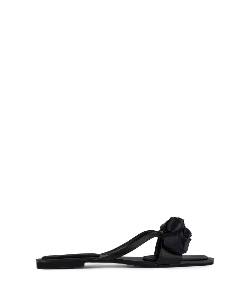 Ipekyol Flower Detail Flat Sandals Black