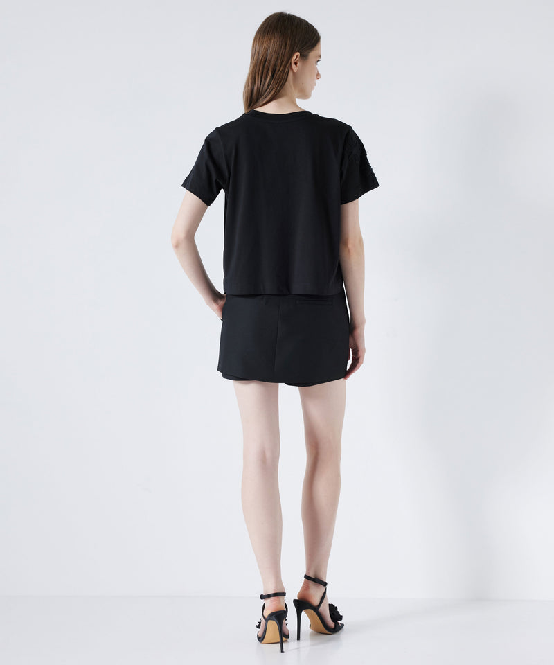 Ipekyol T-Shirt With Embroidery Applique Black