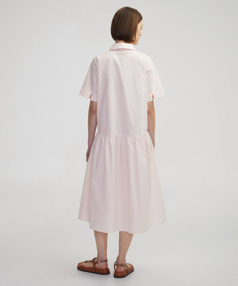 Ipekyol Pleated Midi Dress Powder