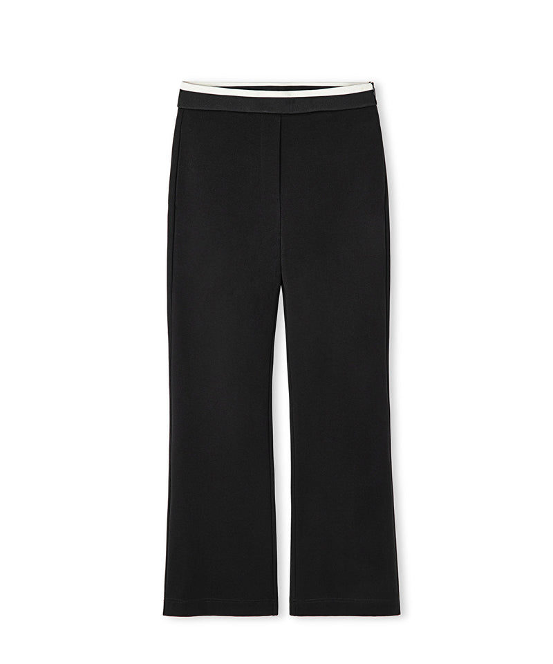 Ipekyol Contrast Waist Culotte Fit Trousers Black