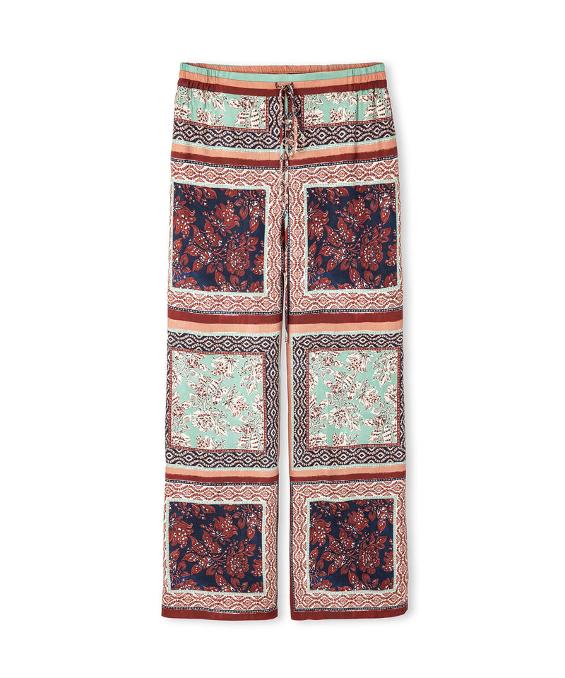 Ipekyol Patterned Drawstring Trousers Brown