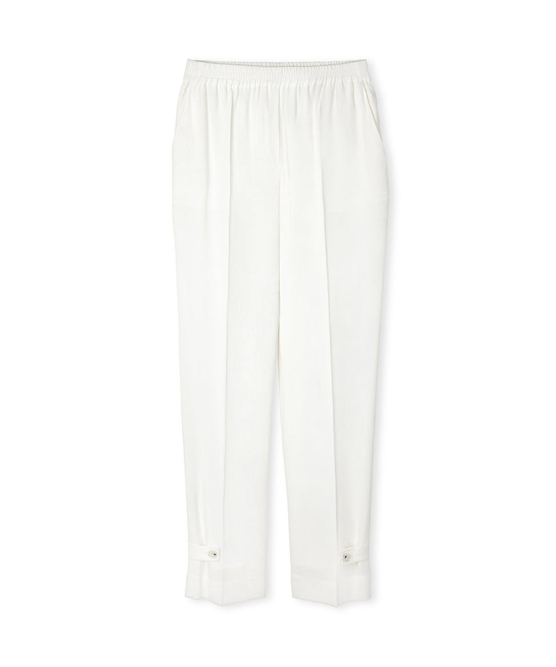 Ipekyol Elastic Waist Trousers With Buttons Ecru