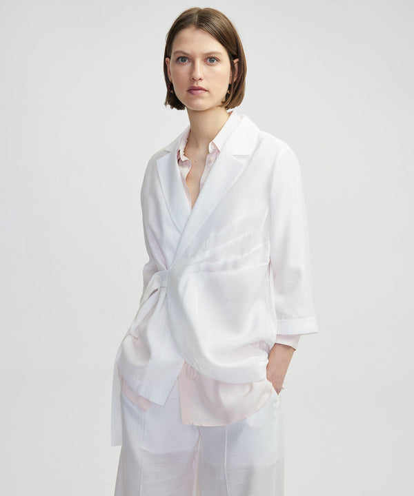Ipekyol Draped Jacket Ecru
