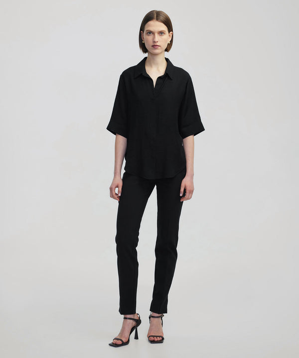 Ipekyol Shirt Collar Blouse Black