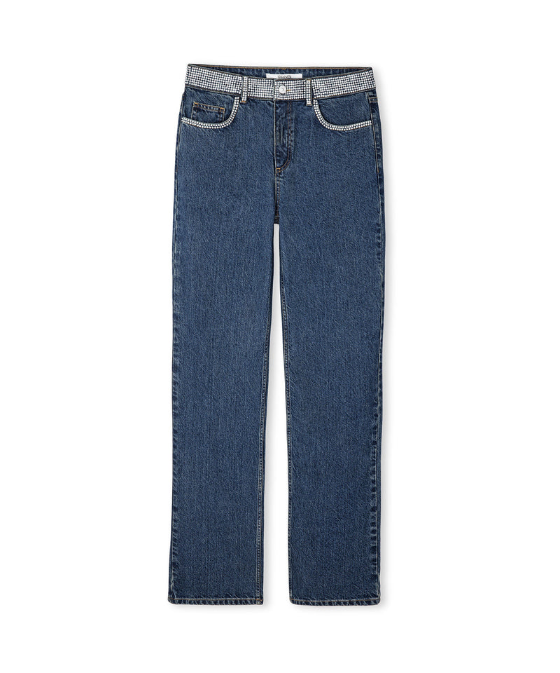 Ipekyol Hotfix Printed Jeans Indigo