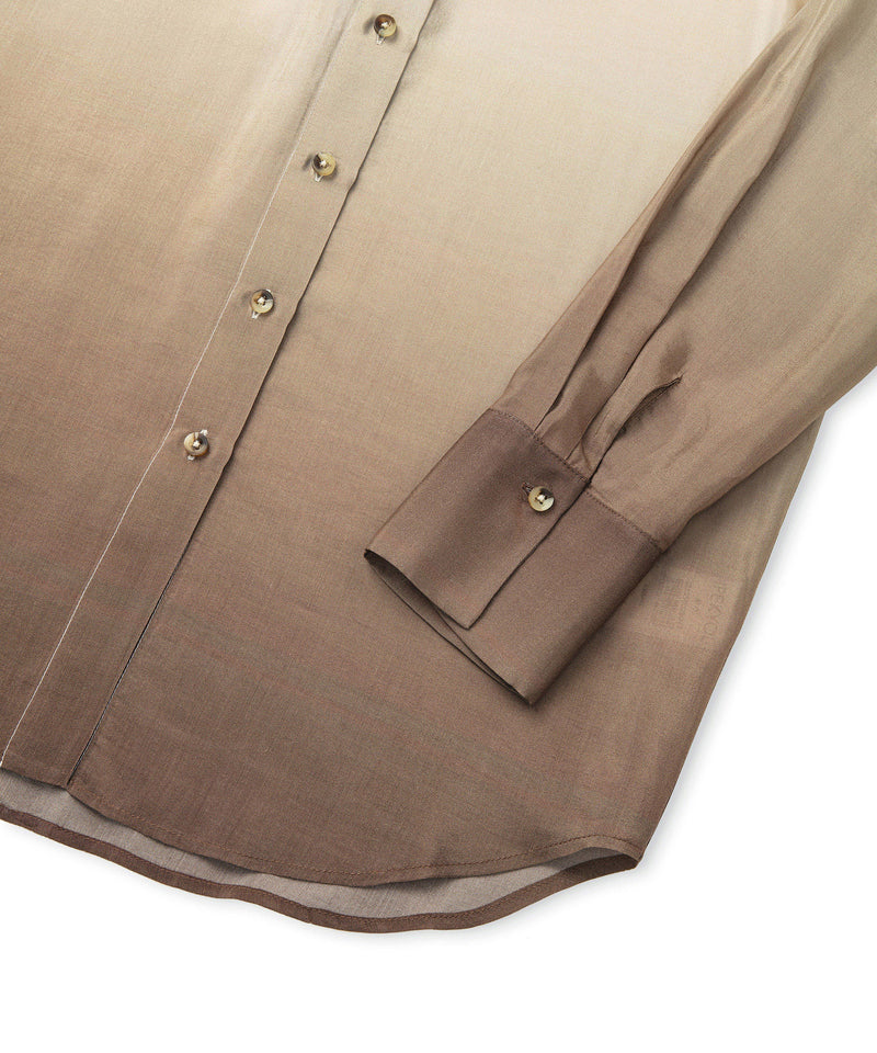 Ipekyol Gradient Color Transition Shirt Light Brown