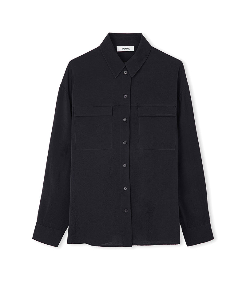 Ipekyol Pocket Flap Shirt Black