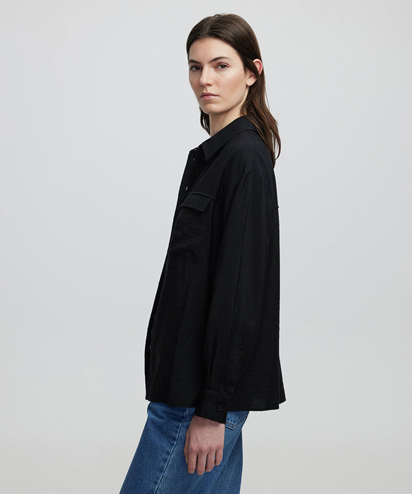 Ipekyol Pocket Flap Shirt Black