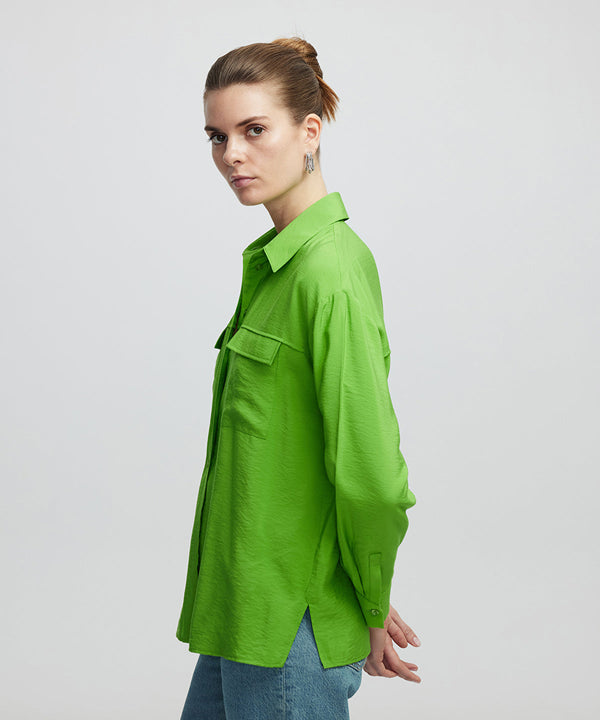 Ipekyol Pocket Flap Shirt Green