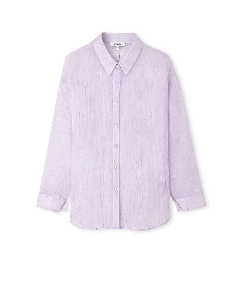 Ipekyol Hotfix Printed Shirt Lilac