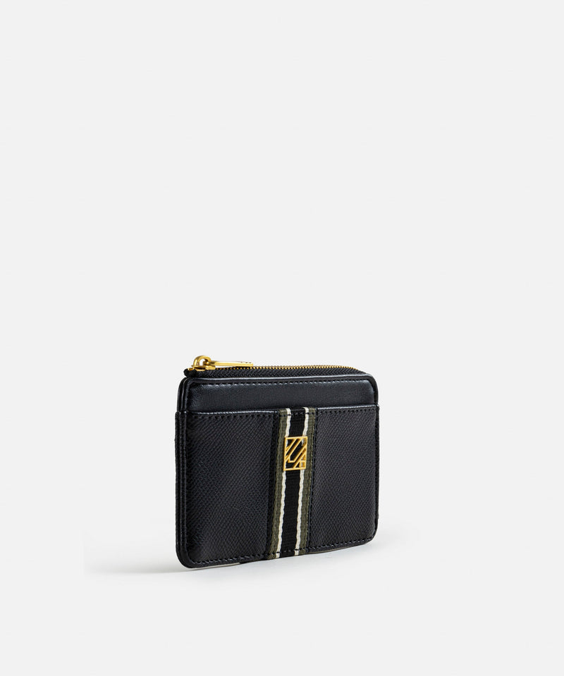 Ipekyol Monogram Buckle Business Card Holder Black