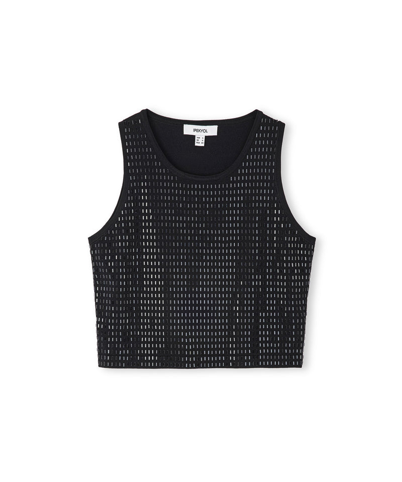 Ipekyol Hotfix Printed Knitwear Black