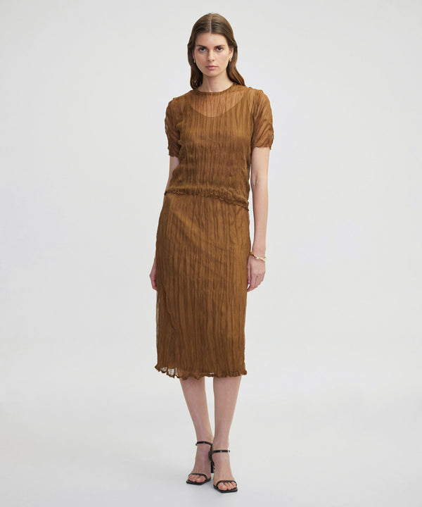 Ipekyol Crinkle Effect Knitwear Tobacco