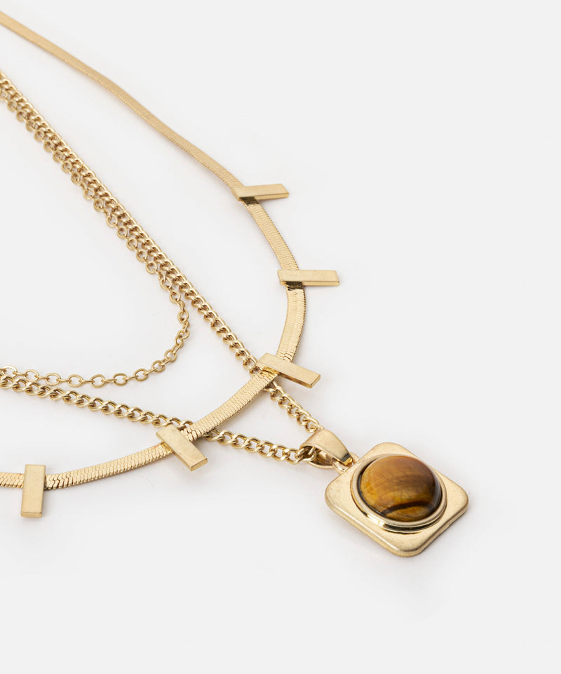 Ipekyol Multi-Metal Necklace Gold
