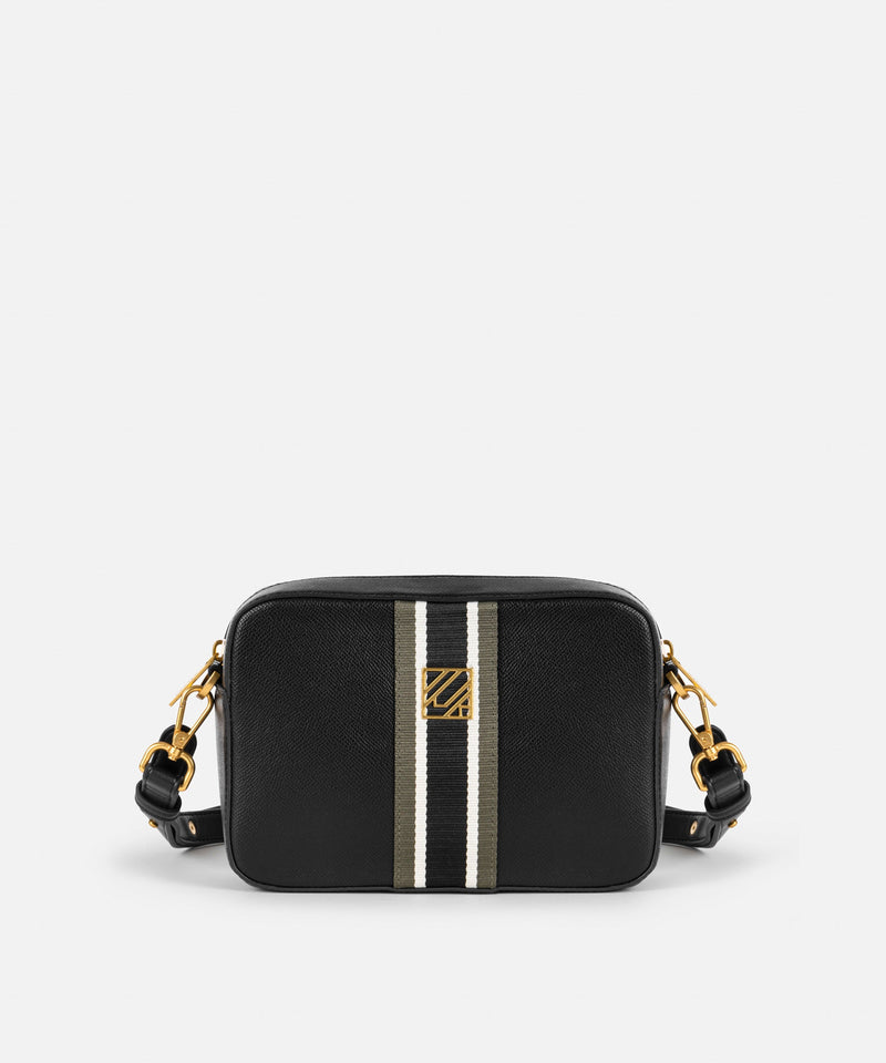 Ipekyol Contrast Striped Bag Black