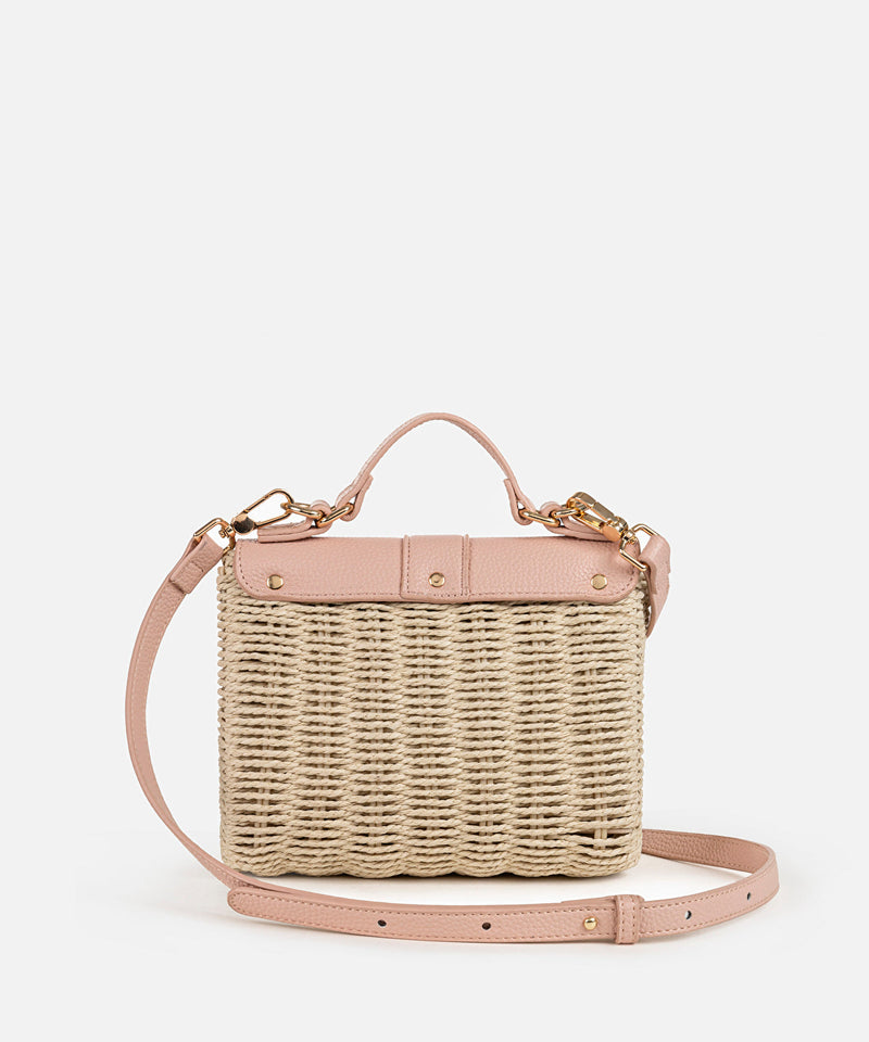 Ipekyol Double Strap Bag With Contrast Flap Powder
