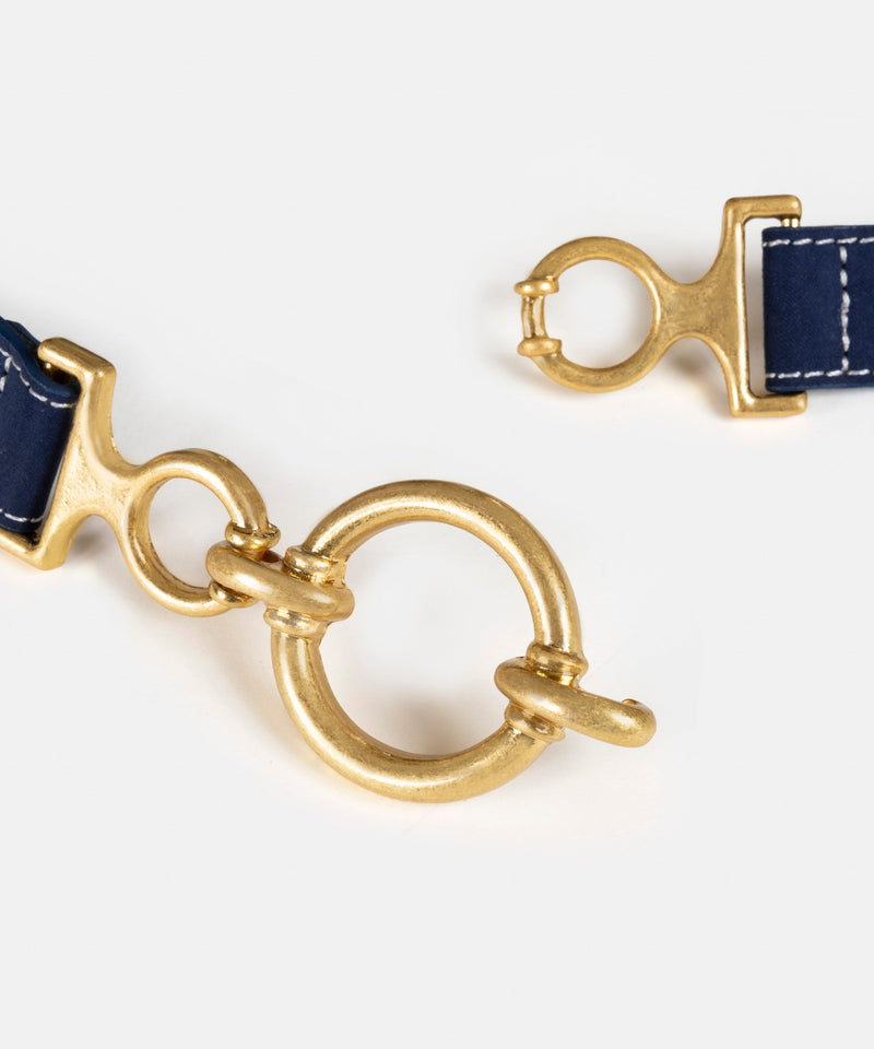 Ipekyol Metal Buckle Belt Navy