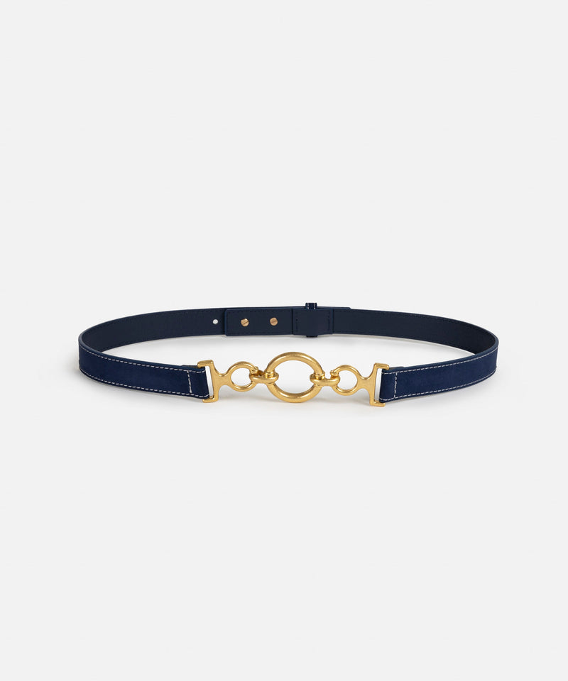 Ipekyol Metal Buckle Belt Navy