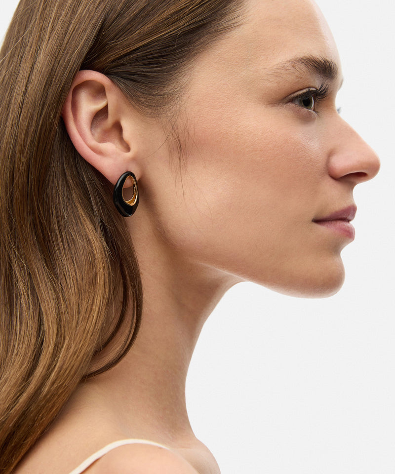 Ipekyol Detailed Earrings Black