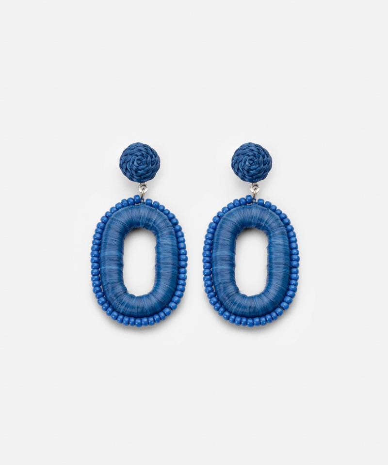 Ipekyol Drop Earrings Blue
