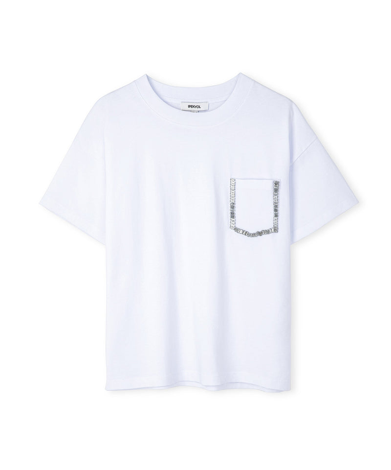 Ipekyol Stone Stripe T-Shirt White