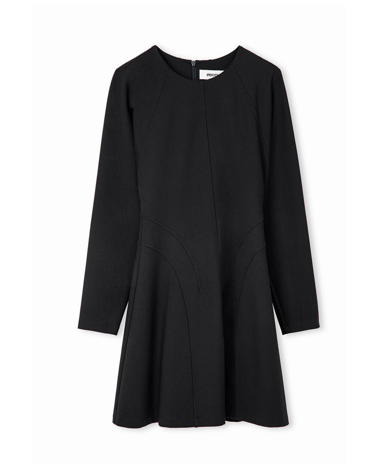 Ipekyol Raglan Sleeve Mini Dress Black