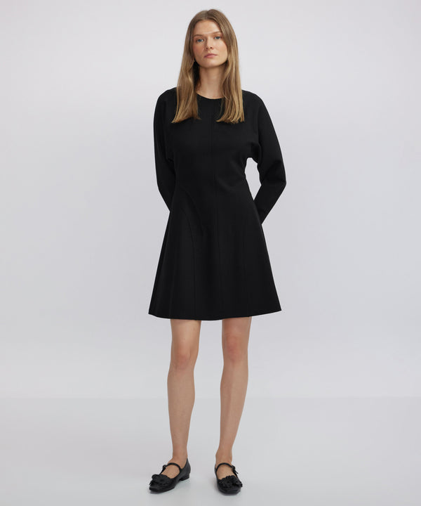 Ipekyol Raglan Sleeve Mini Dress Black