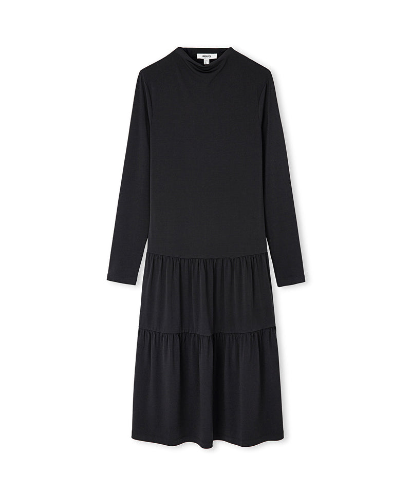 Ipekyol Pleated Knit Dress Black