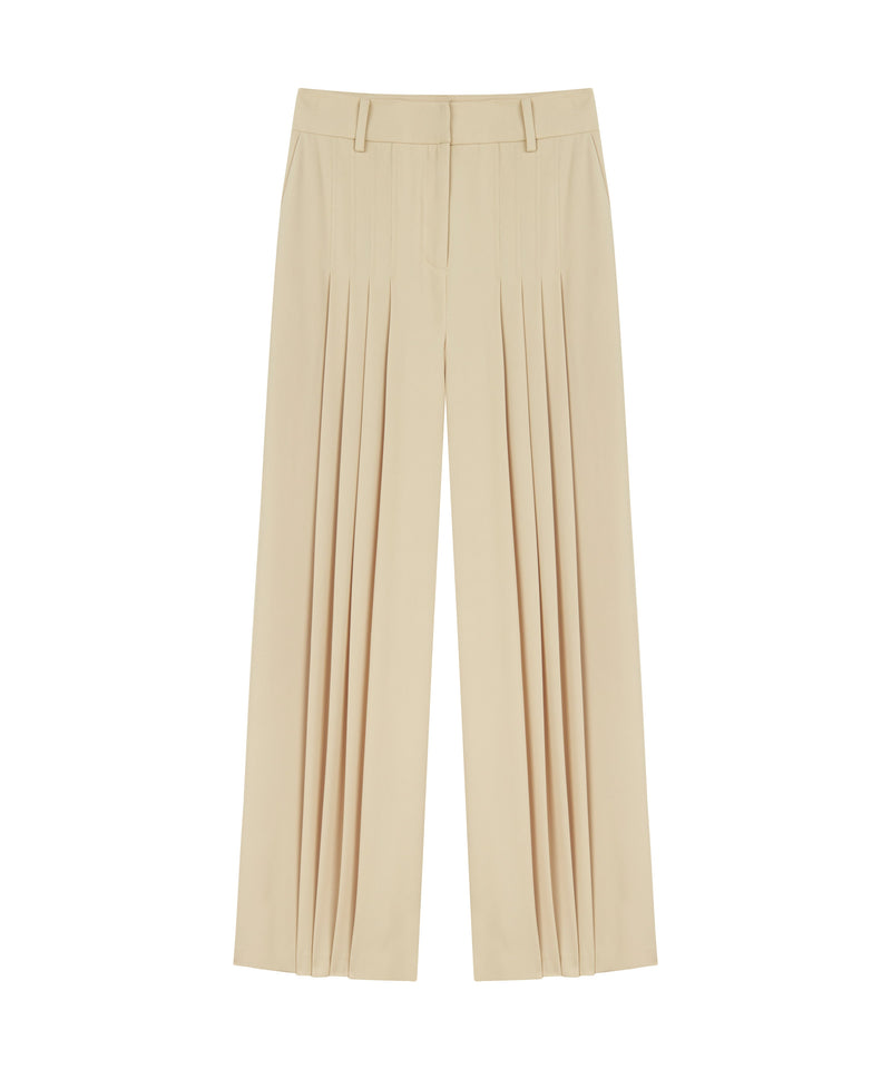 Ipekyol Pleated Detail Trousers Natural