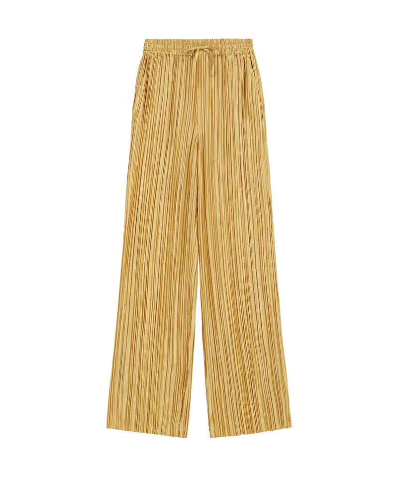 Ipekyol Drawstring Pleated Trousers Gold