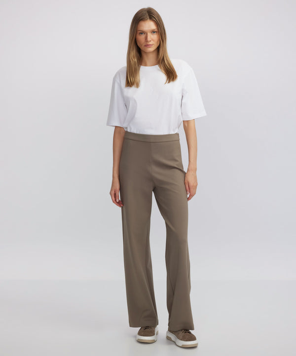 Ipekyol Flare Fit Knitted Trousers Mink